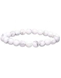 Bracelet en Howlite 8mm