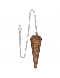 Pêndulo Facetado de Jaspe...