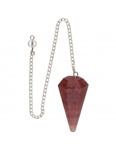 Faceted Strawberry Quartz...