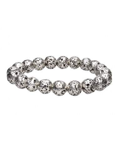 Lava Bracelet Silver Plated 10mm