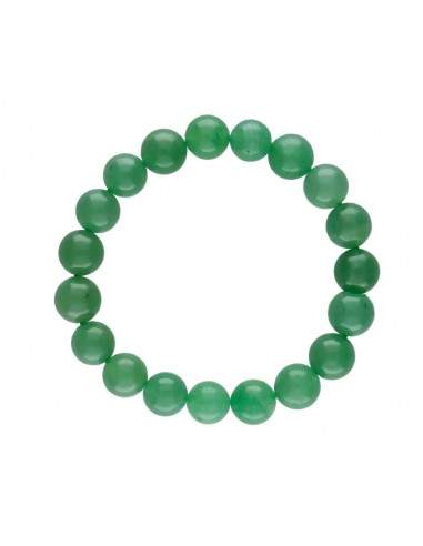 Pulsera de Cuarzo Verde 10mm