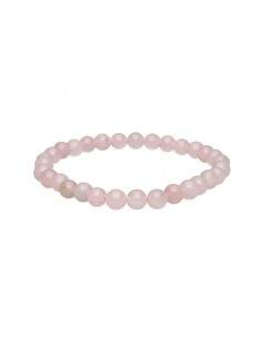 Pulseira de Quartzo Rosa 6mm
