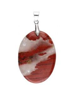 Pendentif cabochon en jaspe...
