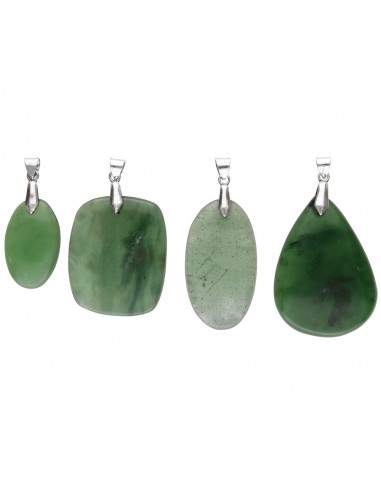 Pendentif Cabochon de Jade