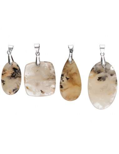 Colgante Cabujón de Ágata Dendrítica...