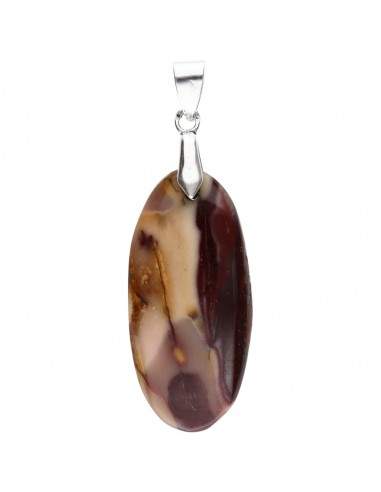 Pingente Cabochão de Jaspe Mokaite