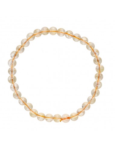 Heated Citrine Bracelet 6mm