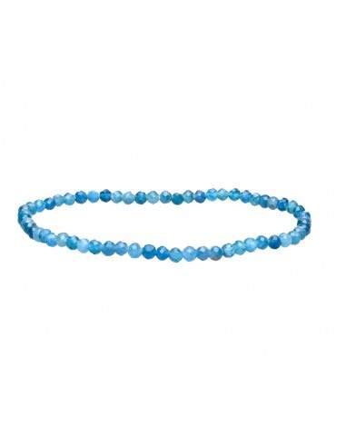 Dark Apatite Faceted Bracelet 3mm