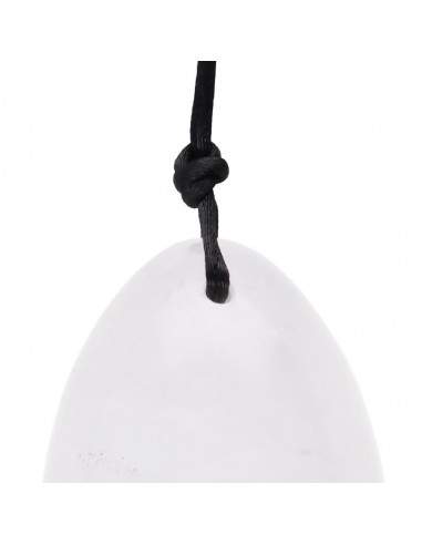 Oeuf de Yoni moyen en quartz blanc...