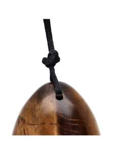 Tiger Eye Small Egg with Hole 2