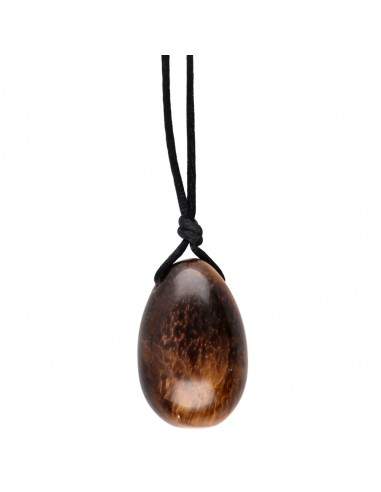 Tiger Eye Small Egg with Hole