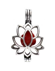 Pingente banhado a prata...