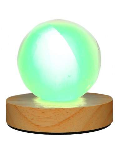 LED Base Lamp Kit with Selenite Sphere