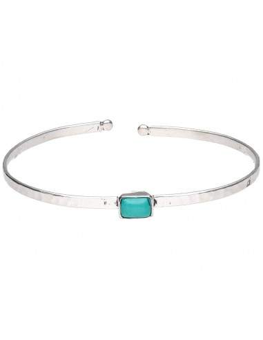 Brazalete en Baño de Plata con...