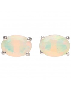 Pendientes Botón Óvalo de...