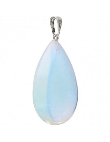 Pendentif goutte d'opaline