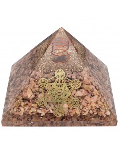 Rhodonite Resin Pyramid...
