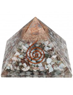 Larimar Pyramid in Resin...