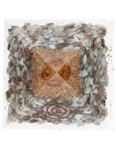 Larimar Pyramid in Resin... 2