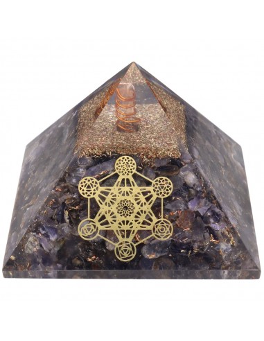 Pyramide en résine avec Métatron 7x7cm