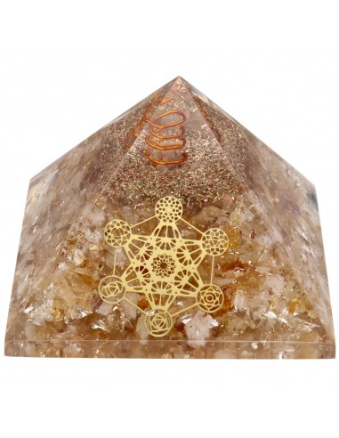 Pyramide en résine avec Métatron 7x7cm