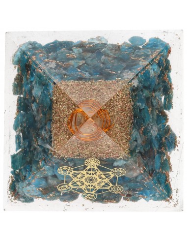 Pirámide Orgonita de Apatito en...