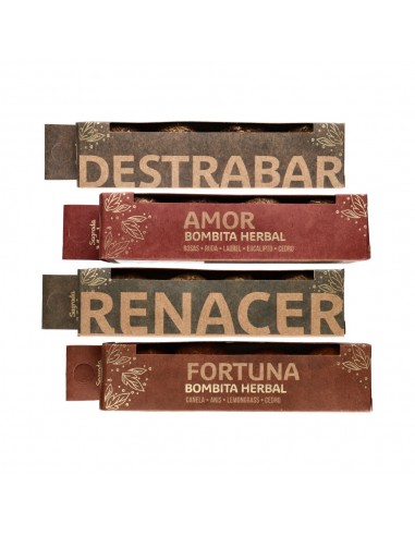 Bombita Herbal x4 Destrabar - Sagrada...