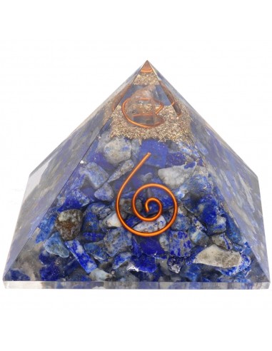 Pyramide en résine Lapis Lazuli avec...