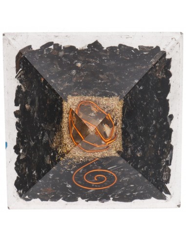 Pyramide de Shungite en résine avec...
