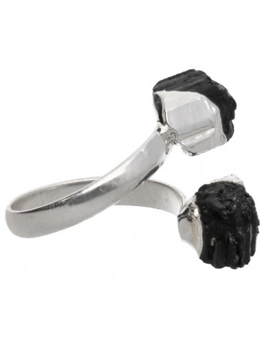 Anillo Turmalina Negra en Baño de...