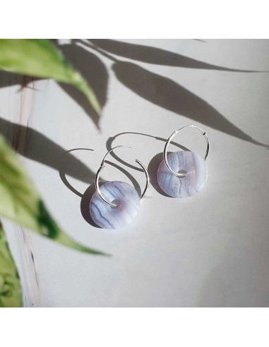 Pequeno donut de calcedónia natural