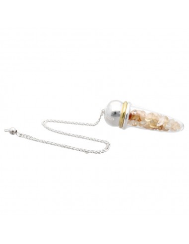 Pendule en Citrine avec Résine et...