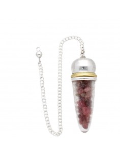 Pendule en Tourmaline Rose...