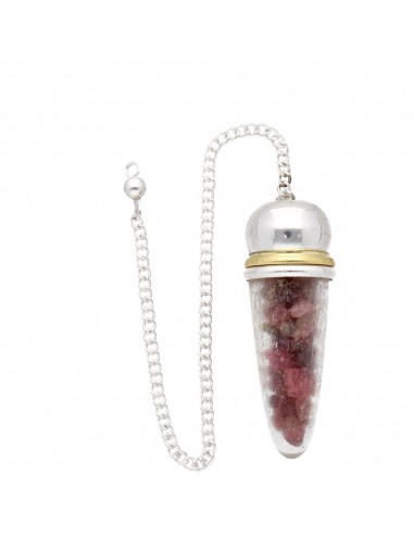 Pendule en Tourmaline Rose avec...