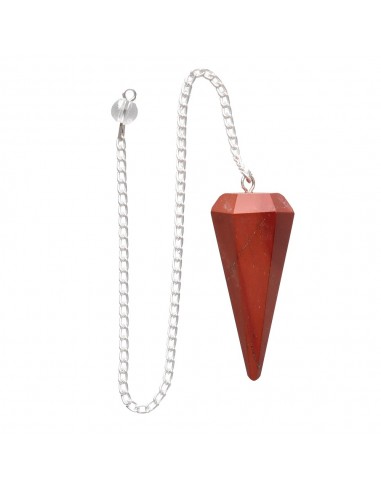 Red Jasper Faceted Pendulum (FAC29)