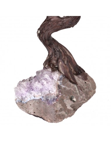 Arbre minéral mixte moyen avec base...