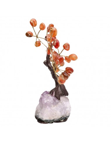 Árbol de Cornalina Mini con Base...