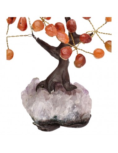 Mini Carnelian Tree with Amethyst...
