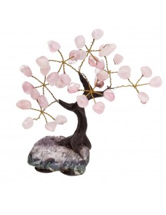 Mini Arbre en Quartz Rose...