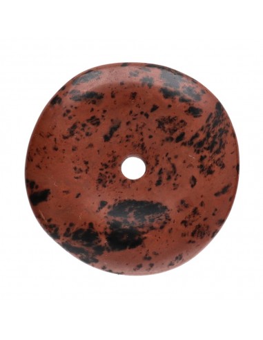 Large Obsidian Mahogany Donut Quality A
