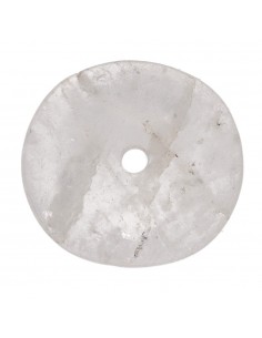 Grand donut de quartz blanc...