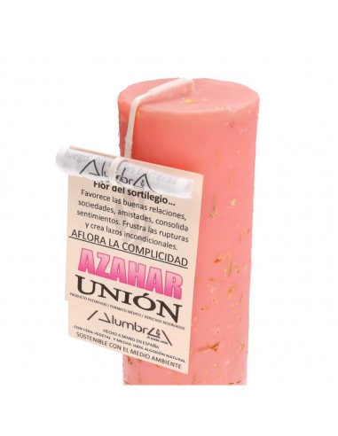 Bougie rituelle de l'Union à la fleur...