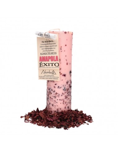 Vela Artesanal con Amapola - Éxito