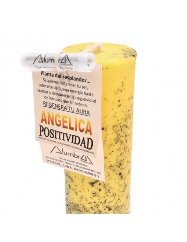 Vela Artesanal con Angélica -...