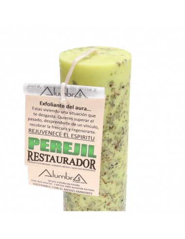 Vela de Ritual Restaurativo com Salsa