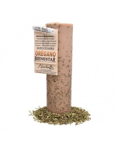 Vela Artesanal con Orégano - Bienestar