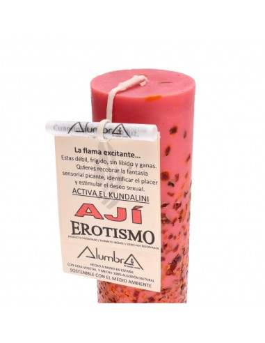 Bougie érotique rituelle au piment