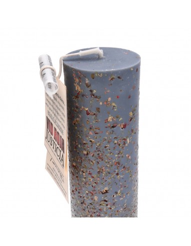 Bougie rituelle Justice avec vigne rouge