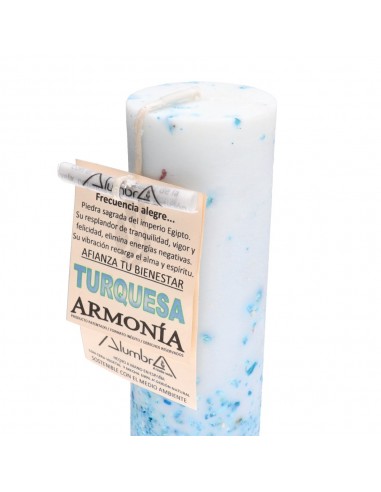 Bougie rituelle Harmony avec Turquoise