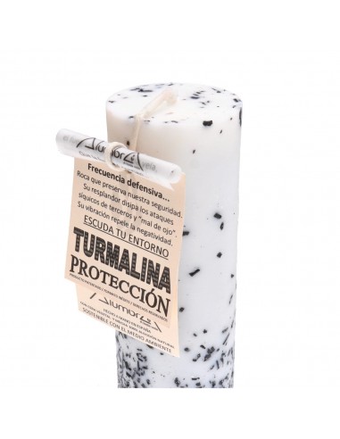 Vela Artesanal con Turmalina -...